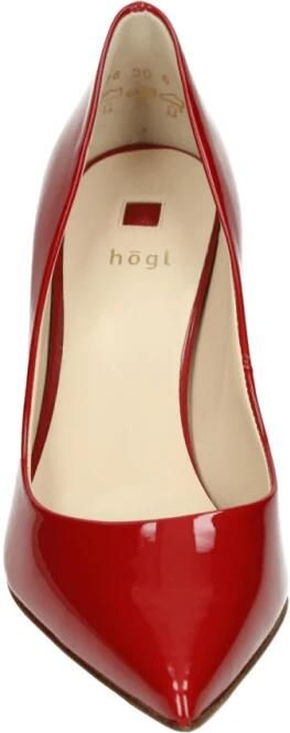 Högl Rode leren pumps met G-breedte - Foto 2