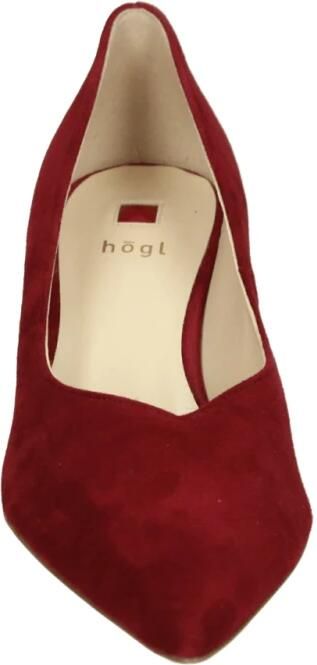 Högl Rode Suède Pumps met G Breedte - Foto 2