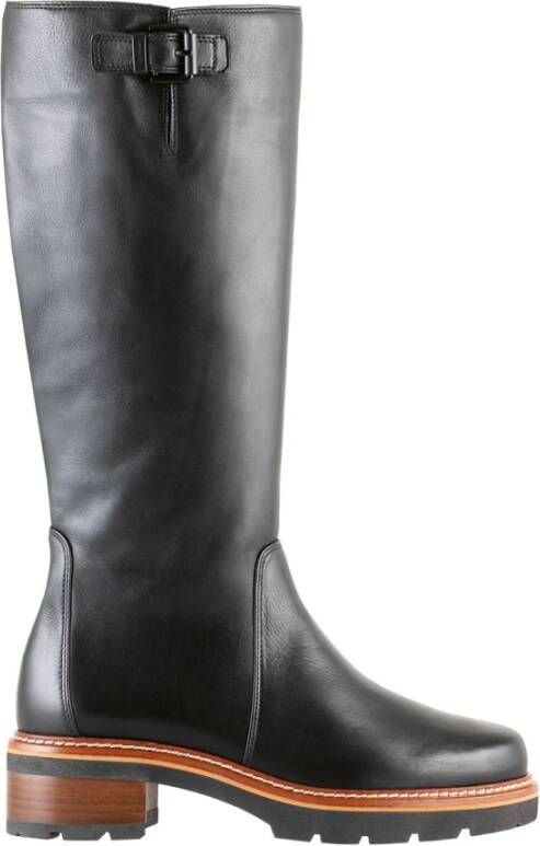 Högl Krachtige Silhouetlaarzen met Zachte Touch Black Dames