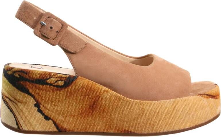 Högl Loulou Stijlvolle Leren Hakken Multicolor Dames