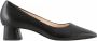 Högl Elegante Leren Blokhak Pumps Black Dames - Thumbnail 23
