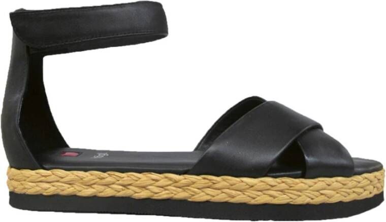Högl Platte sandalen Zwart Dames