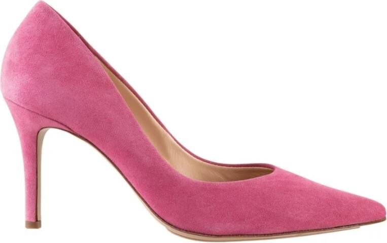 Högl Stijlvolle Roze Suede Pumps Pink Dames