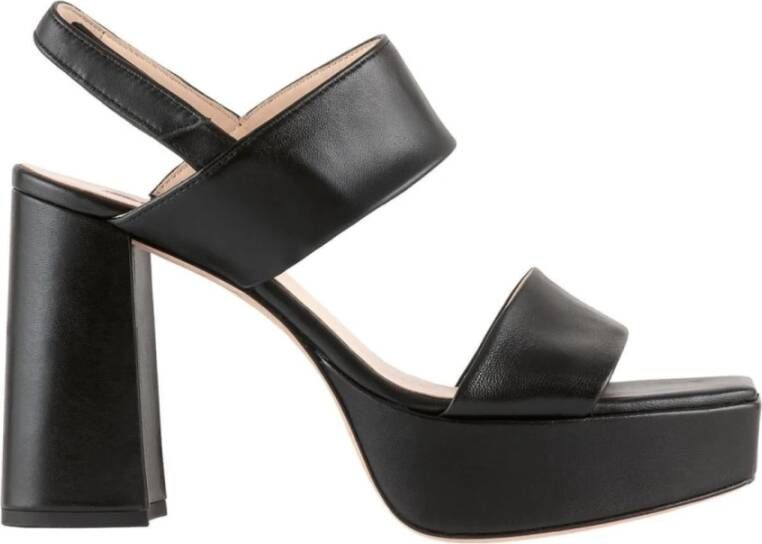 Högl Verhoog je zomerse stijl met chique zwarte sandalen Black Dames