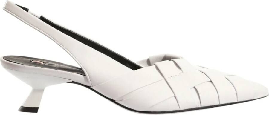 Högl Witte Platte Sandalen Estelle White Dames