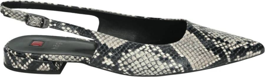 Högl Zwart Sling-back Sandaal