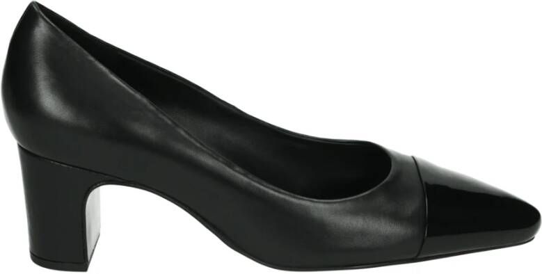 Högl Zwarte leren pumps