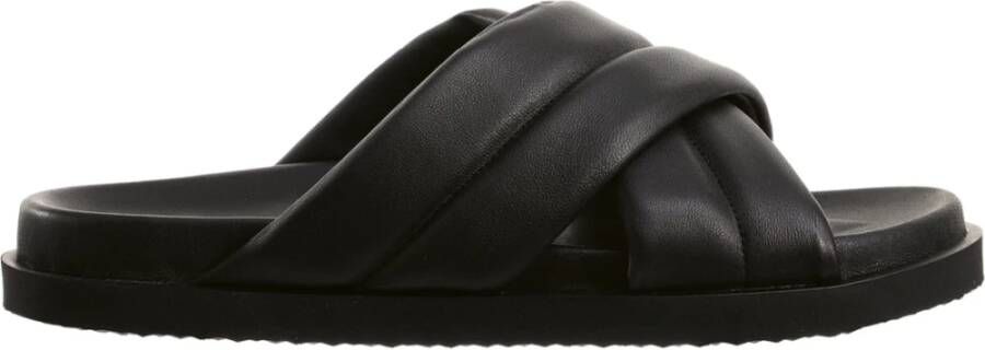 Högl Zwarte pantoffels voor vrouwen Black Dames