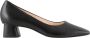Högl Elegante Leren Blokhak Pumps Black Dames - Thumbnail 18
