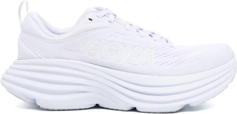 Hoka One Bondi 8 Hardloopschoenen White Dames