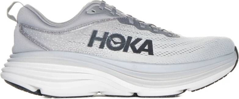 HOKA Lage Sneakers Dames Bondi 8 Maat: 41 1 3 Materiaal: Textiel Kleur: Grijs