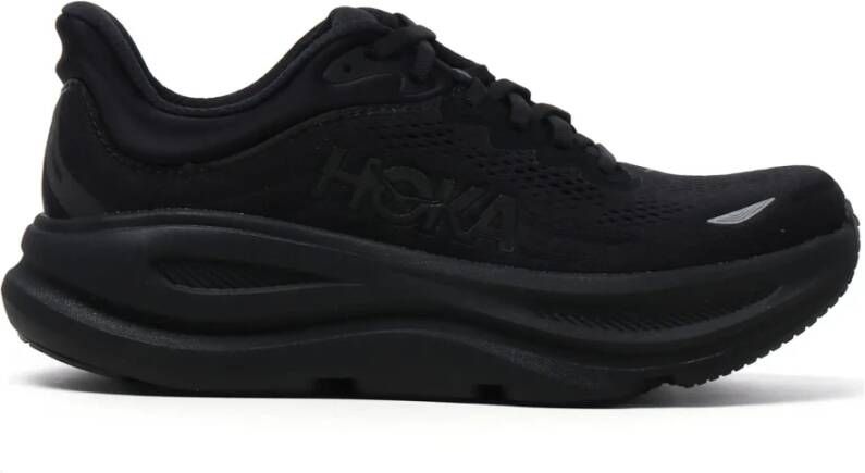 Hoka One Bondi 9 Hardloopschoenen in Zwart
