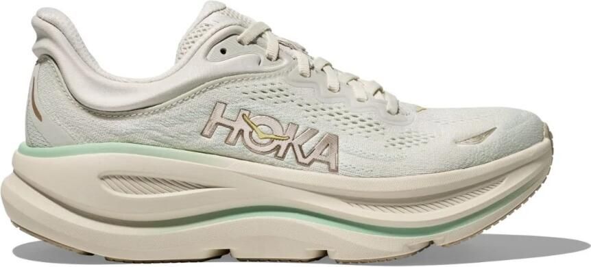 HOKA Women's Bondi 9 Hardloopschoenen Regular beige