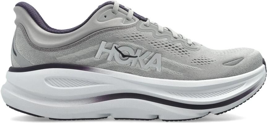Hoka Bondi 9 Hardloopschoen Stellar Grey Squid Ink - Foto 3
