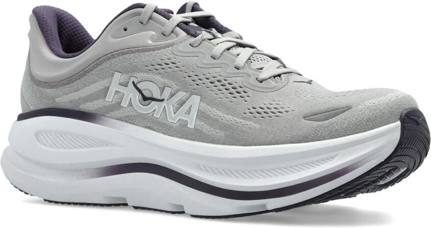 Hoka Bondi 9 Hardloopschoen Stellar Grey Squid Ink - Foto 7