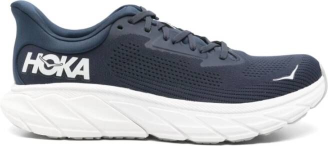 Hoka One Chunky Sole Sneakers Prussian Blue Logo