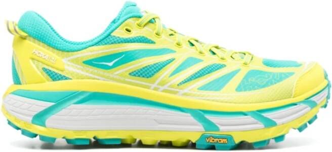 Hoka One Citroengele Sneakers Mesh Design Multicolor Heren
