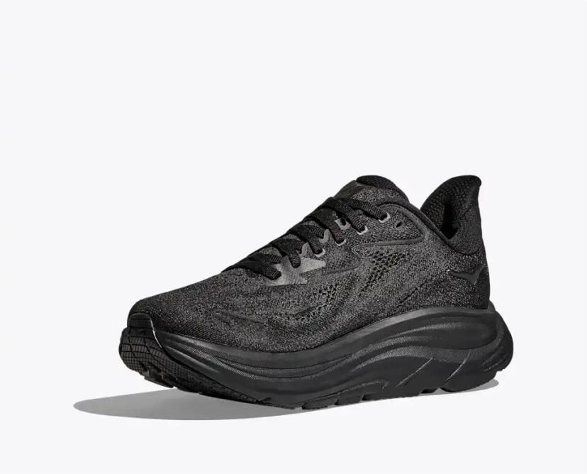 Hoka One CLIFTON 10 Heren Hardloopschoenen Running Schoenen Zwart 1162030-BBLC - Foto 2
