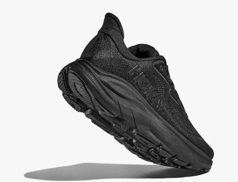Hoka One CLIFTON 10 Heren Hardloopschoenen Running Schoenen Zwart 1162030-BBLC - Foto 4