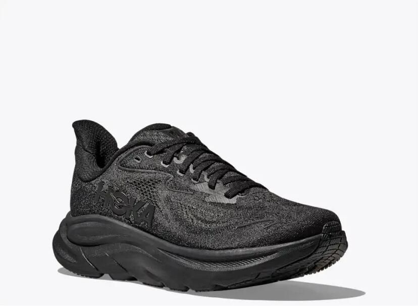 Hoka One CLIFTON 10 Heren Hardloopschoenen Running Schoenen Zwart 1162030-BBLC - Foto 6