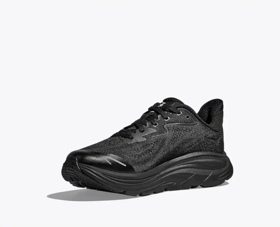 HOKA Kid's Clifton 10 Hardloopschoenen 2 3 zwart - Foto 2