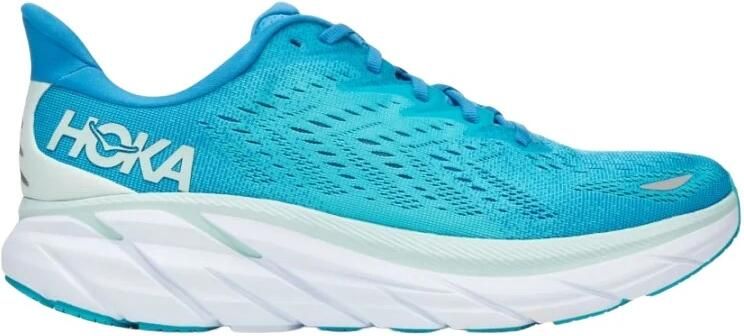 Hoka One Clifton 8 Blauw Heren Hardloopschoenen