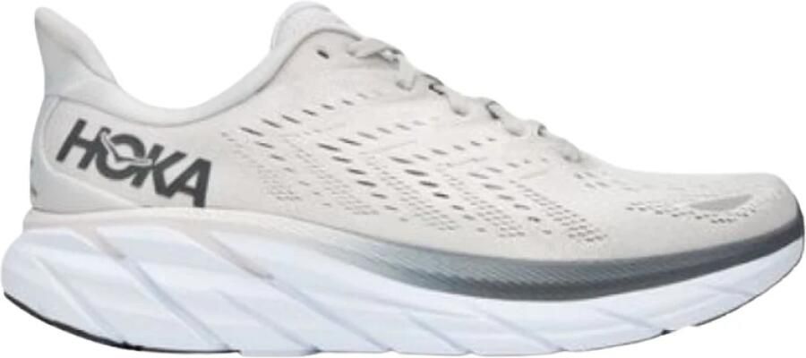 HOKA Clifton 8 Hardloopschoenen Regular grijs wit