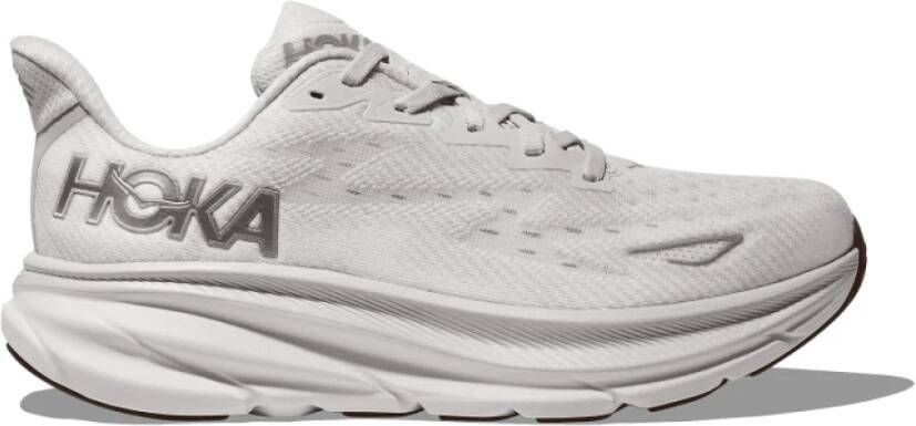 Hoka One Clifton 9 Hardloopschoenen Heren White Heren