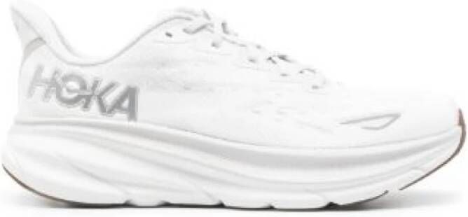 Hoka One Clifton 9 Hardloopschoenen White Heren