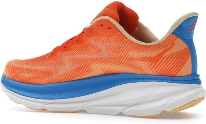Hoka clifton 9 hardloopschoenen oranje blauw heren - Foto 2