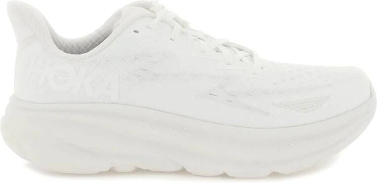 Hoka One Clifton 9 Sneakers White Heren