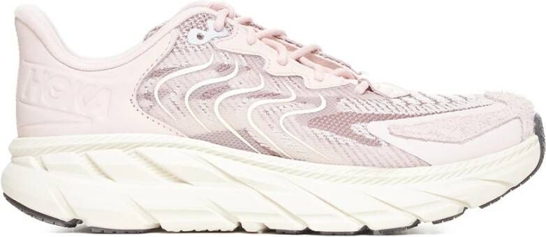 HOKA Sneakers Dames Clifton Ls Maat: 38 Materiaal: Suède Kleur: Roze