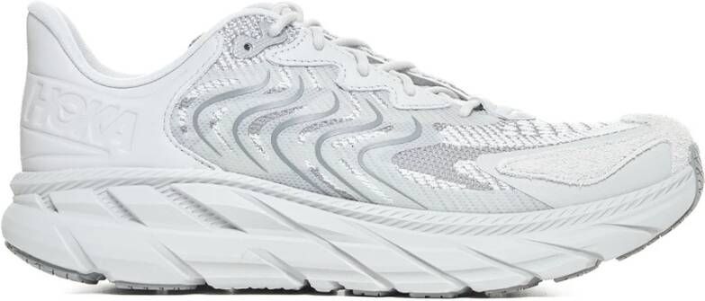 HOKA Sneakers Clifton Ls Maat: 42 Materiaal: Suède Kleur: Grijs
