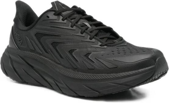 Hoka One Zwarte Mesh Sneakers met Amandel Teen Black Heren - Foto 8