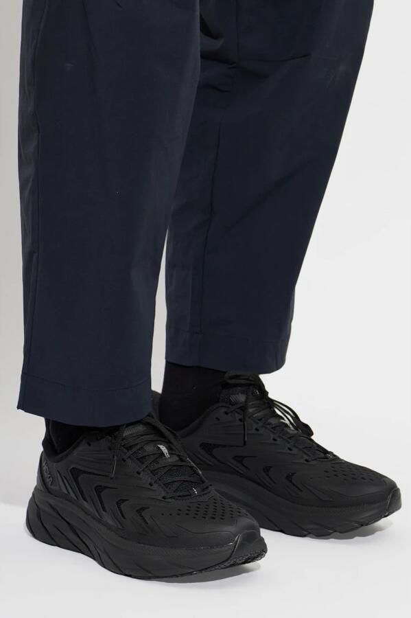 Hoka One Zwarte Mesh Sneakers met Amandel Teen Black Heren - Foto 2