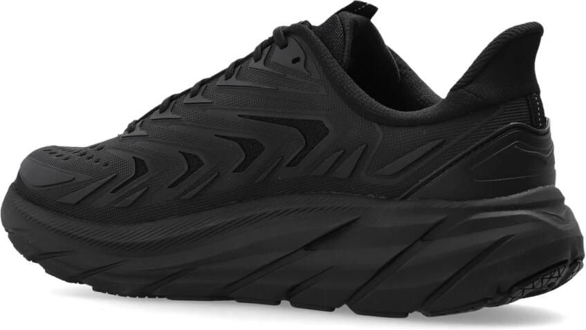 Hoka One Zwarte Mesh Sneakers met Amandel Teen Black Heren - Foto 4