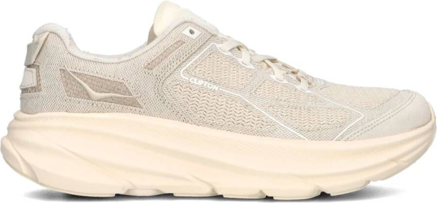 Hoka One Ecru Textiel Sneakers Clifton One9