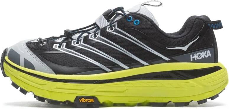 Hoka One Geavanceerde Trail Hardloopschoenen Zwart Citrus