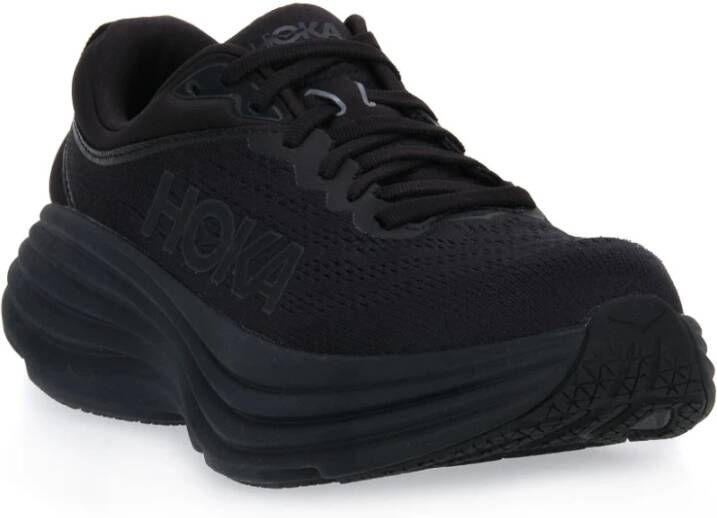 HOKA Bondi 8 Heren Schoenen Zwart Maat: 45 1 3 Mesh Synthetisch Foot Locker - Foto 6