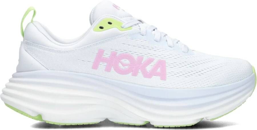 HOKA Lage Sneakers Dames Bondi 8 Maat: 37 1 3 Materiaal: Textiel Kleur: Wit