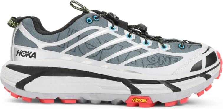 Hoka One Grijze Sneakers voor Actieve Levensstijl