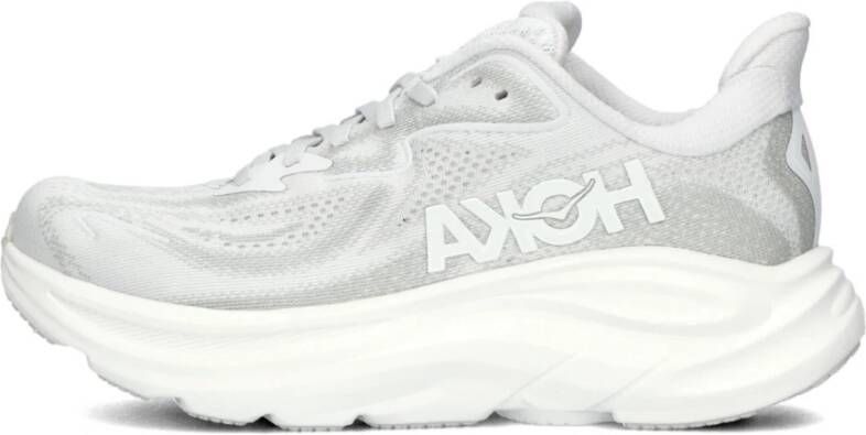 Hoka One Grijze Textiel Sneakers Clifton 10