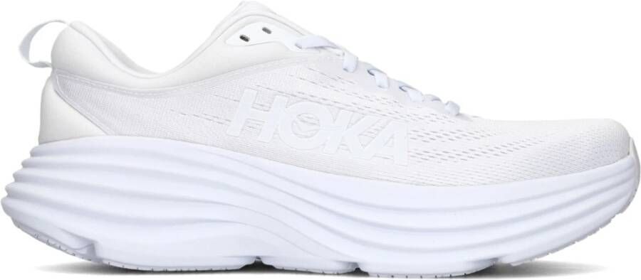 HOKA Lage Sneakers Dames Bondi 8 Maat: 43 1 3 Materiaal: Textiel Kleur: Wit