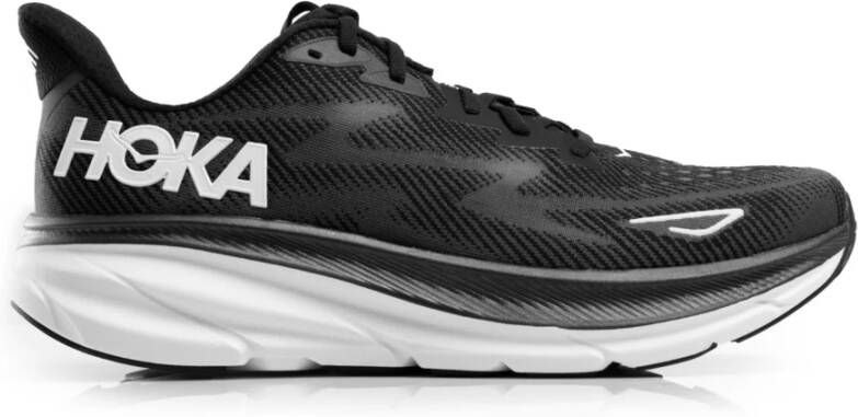 Hoka One Heren Clifton 9 Sneakers Zwart Black Heren - Foto 8
