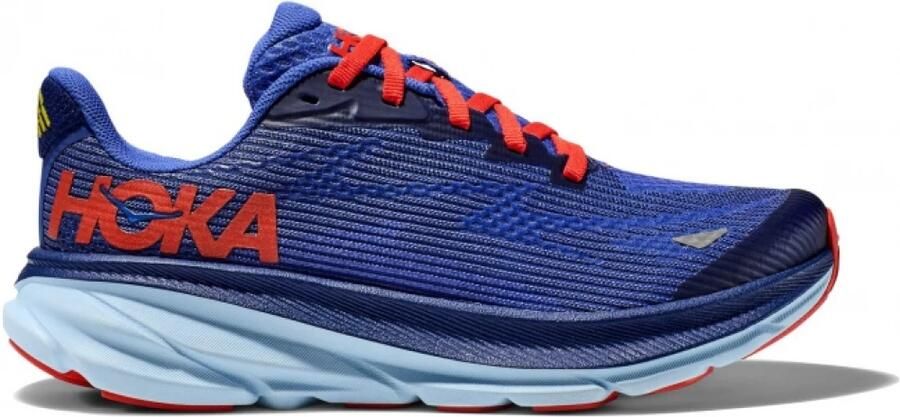 Hoka One Jeugd Clifton 9 Hardloopschoenen