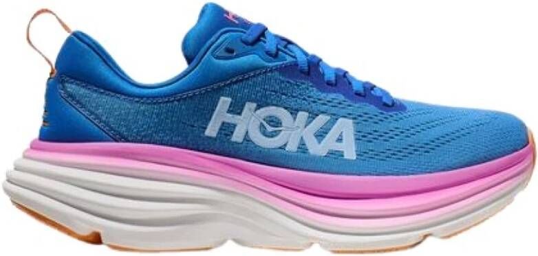 HOKA Women's Bondi 8 Hardloopschoenen Regular blauw