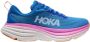 HOKA Women's Bondi 8 Hardloopschoenen Regular blauw - Thumbnail 1