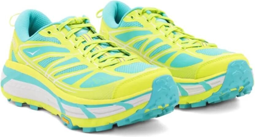 Hoka One Gedempte Sneakers met Quicklace Sluiting Green - Foto 6