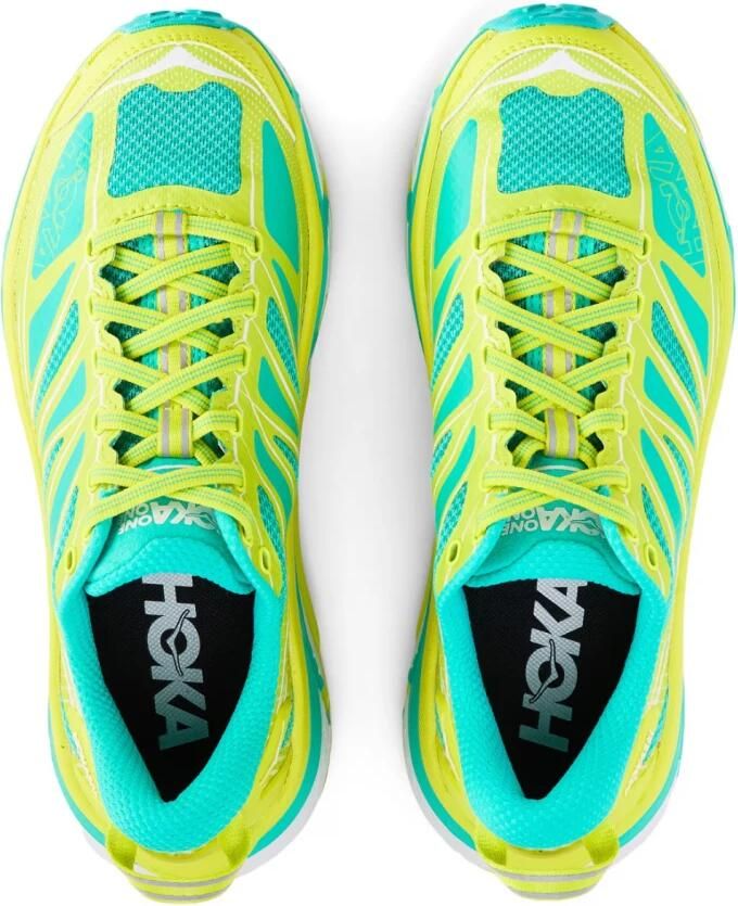Hoka One Gedempte Sneakers met Quicklace Sluiting Green - Foto 4