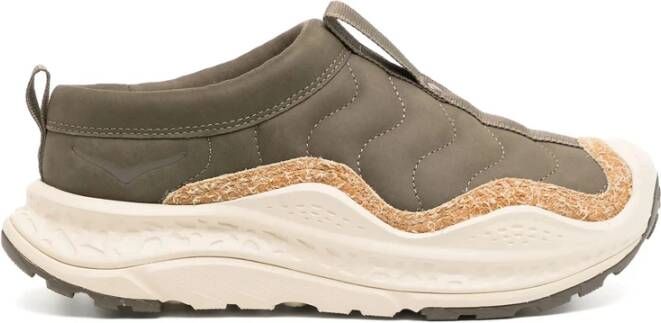 Hoka One Olijfgroene Instap Sneaker - Foto 2